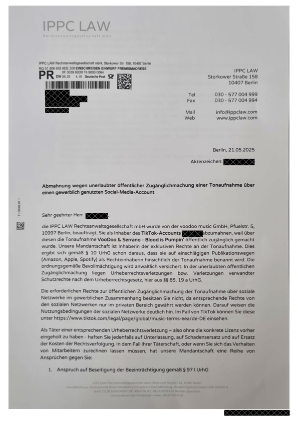 IPPC_Law_Abmahnung_voodoo_music_gmbh